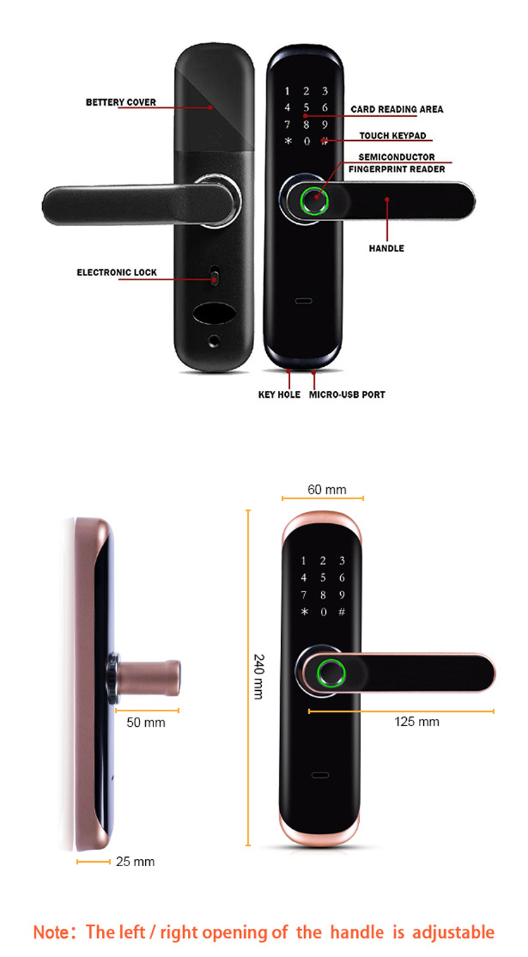 Tuya WiFi Smart Door Lock