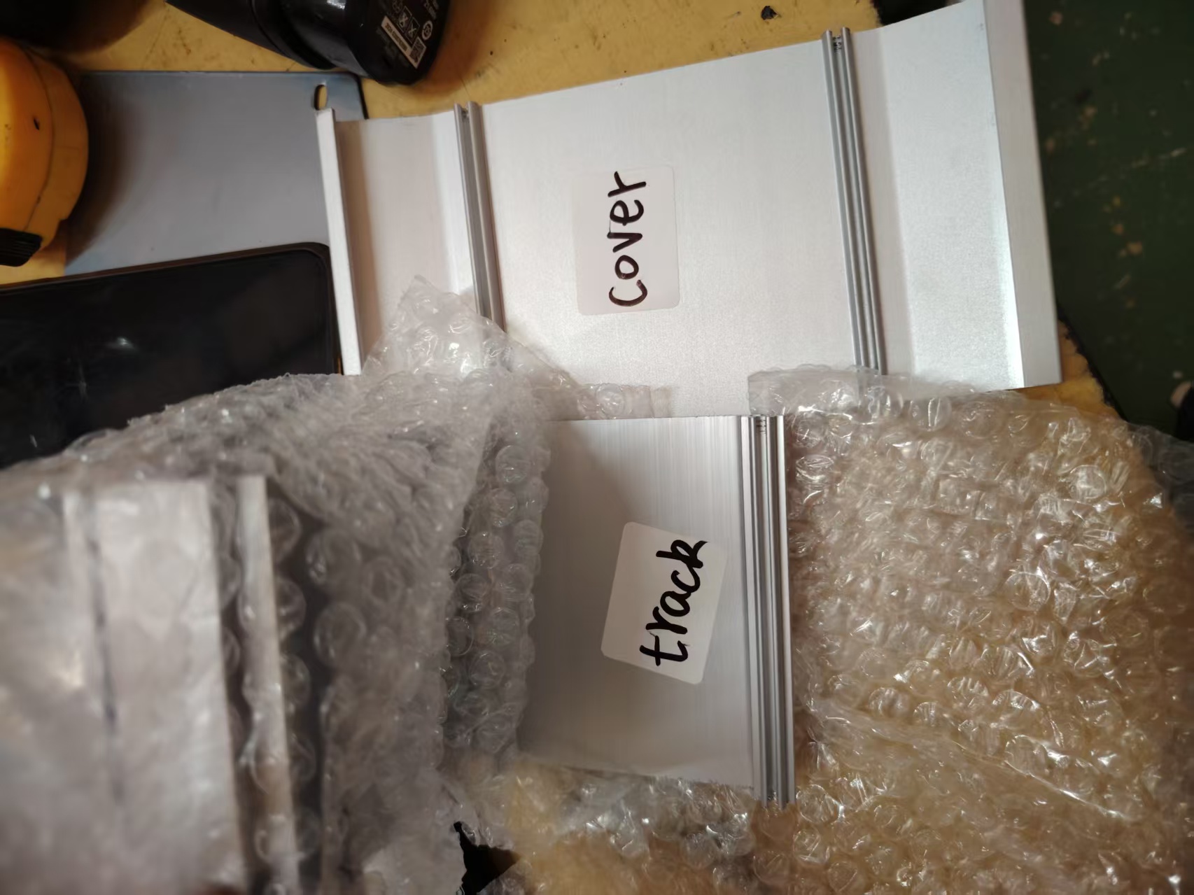 S4A Automatic Door Track & Cover Samples
