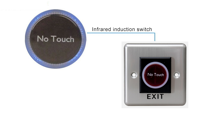 No Touch exit button