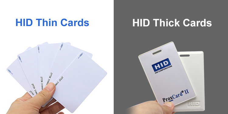 HID Thin Cards and HID Thick Cards