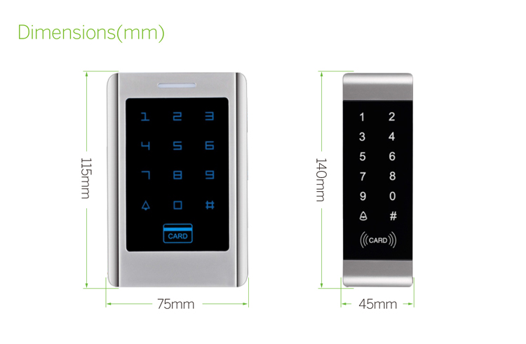 Touch Screen Keypad Controller