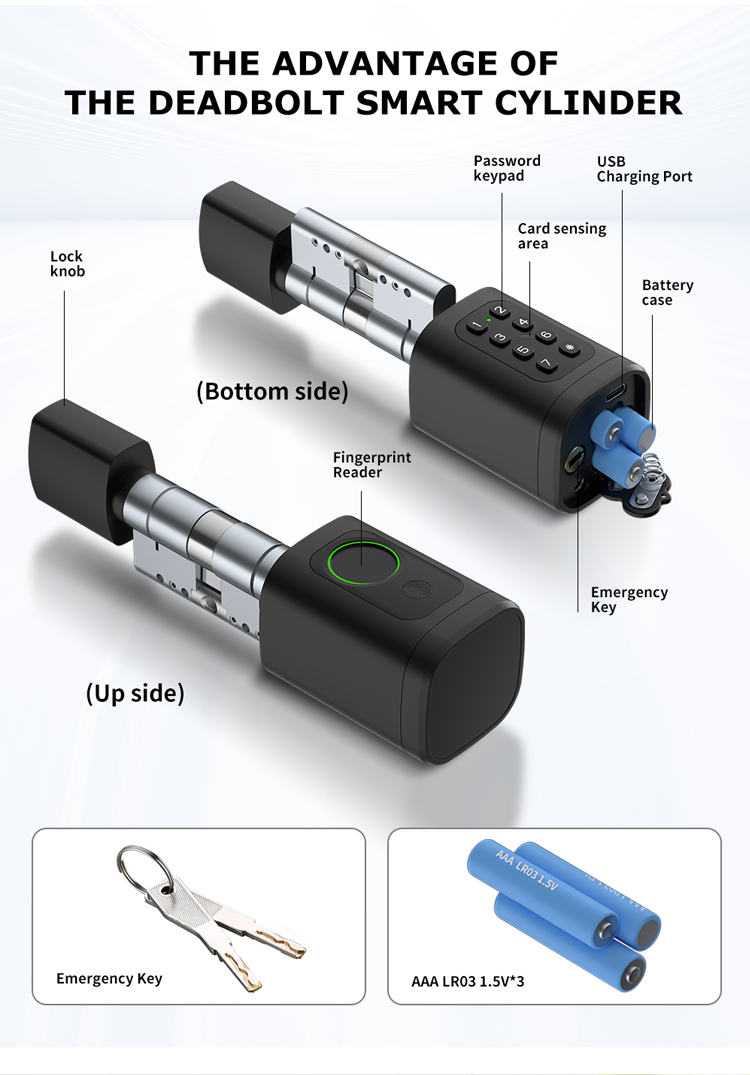 Tuya bluetooth Smart Cylinder Lock 