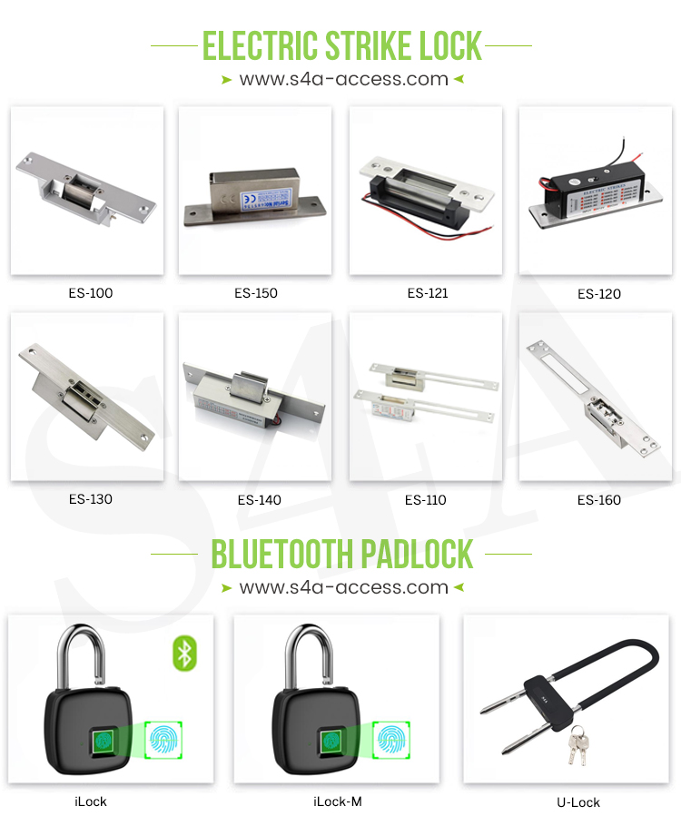 Access control electric strike locks