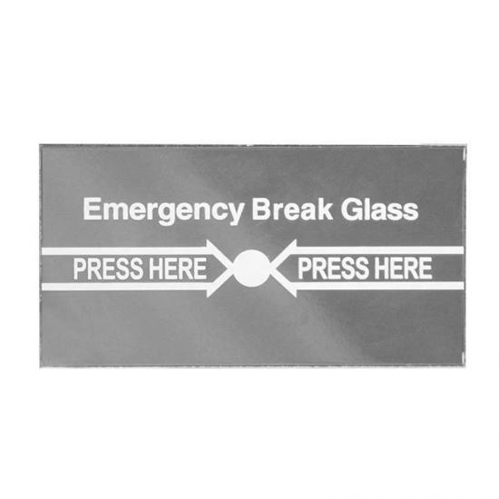 Piezas de vidrio de emergencia