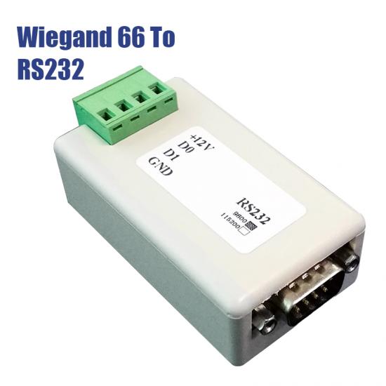 Convertidor Wiegand 66 a RS232