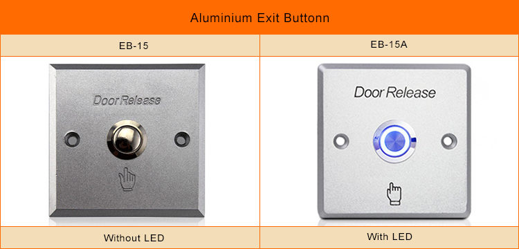 La diferencia entre los interruptores de control de acceso de aleación de aluminio.