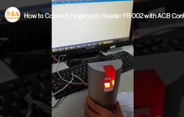  Cómo conectar lector de huellas dactilares con panel de control de red
